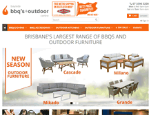 Tablet Screenshot of baysideoutdoorcentre.com.au